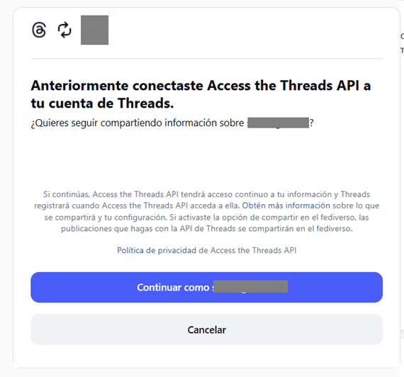 Threads tester screenshot