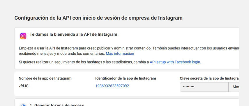Instagram setup screenshot IG5
